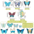 thumbnail image 2 of 1 Box DIY Jewelry Making Finding Kit Including Butterfly Alloy Enamel Charms & Links Connector Sky Blue 10.5~19x13~20x1.5~3mm Hole: 1.2~2mm 99Pcs/box, 2 of 6
