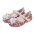 thumbnail image 4 of Sandalias azules de cristal para niñas, zapatos de tacón alto de gelatina, Reina de la nieve, princesa Elsa, Cosplay, fiesta, baile, Verano, 4 of 4