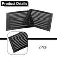 thumbnail image 4 of LEFU pour Grille d'Aération en Acier Inoxydable avec Écran Anti-Insectes pour Plafond et Paroi Latérale, Sortie de Ventilation Carrée, Installation Facile, 25 x 25 cm, Noir, 4 of 10