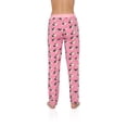 thumbnail image 3 of Womens Pajama Pants Female Bottoms, Pink Pug, Size: X-Large, Victoria Collection, 3 of 4
