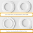 thumbnail image 3 of GOOHOCHY 6Pcs Bigger Curtain Rings Plastic Circle Hanging Support for Homeowners, 3 of 8