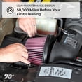 thumbnail image 3 of K&N Performance High-Flow Engine Air Filter: Washable, Multi-Layer Protection, Engineered to Boost Horsepower, RU-0810, 3 of 10