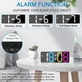thumbnail image 3 of ARCTICICE LED Digital Clock with 5 Setting Modes, USB & Battery Powered Sunrise Alarm Clock for Bedroom Home Decor Teen Boy Girl Gifts, Multicolor Light, 3 of 7