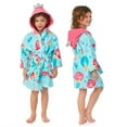 thumbnail image 2 of Saint Eve Kids Hooded Terry Swim and Beach Cover Up Robe for Boys and Girls - Mermaid, XX-Small, 2 of 6