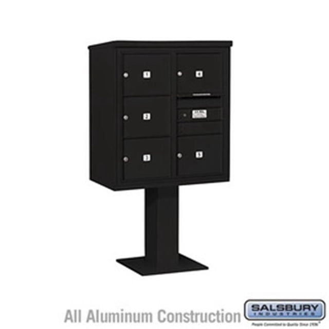 1 Wide Assembled Standard Metal Locker with Four Tier, Blue - 6 ft. x 12 in.
