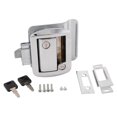 thumbnail image 4 of AP Entry Door Latch 013-572 Travel Trailer Lock; Chrome; With Keys, 4 of 4