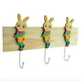 thumbnail image 1 of PENGXIANG Key Hook Nordic Wooden Rack Storage Wall Hanging Home Decoration Coat Hook, 1 of 6