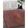 thumbnail image 2 of Ahgly Company Indoor Square Patterned Red Novelty Area Rugs, 8' Square, 2 of 6