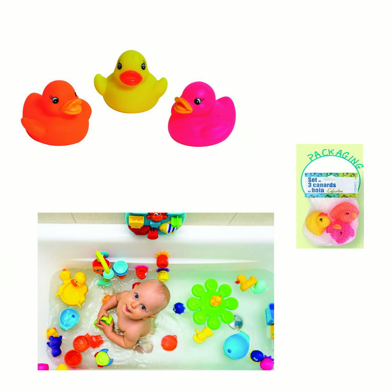 Set Of 3 Non Toxic Floating Bath Toys