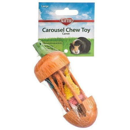 UPC: 0045125620825 | Kaytee Carousel Chew Toy – Carrot