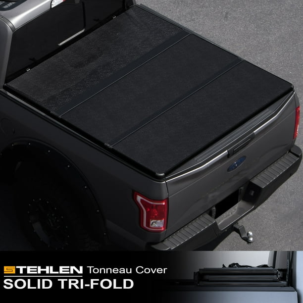 Stehlen 714937190207 Solid Tri Fold Style Truck Bed Tonneau Cover With Tool Bag For 05 10 Dodge 11 Ram Dakota 06 09 Mitsubishi Raider Club Extended Cab 6 5 Feet 78 Bed Walmart Com Walmart Com