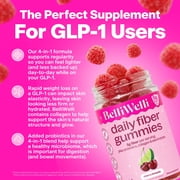 BelliWelli Daily Fiber Gummy Supplement with Probiotics, and Collagen - Cherry Limeade 64 Count
