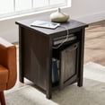 Better Homes & Gardens Modern Farmhouse USB Side Table, Black Finish