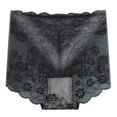 thumbnail image 2 of HUPOM Plus Size Underwear For Women Womens Underwear Briefs Leisure Tie Seamless Waistband Black L, 2 of 6