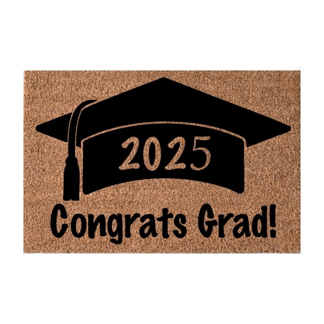 Ltdhehe 2025 Graduation Season Theme Doormat For Decoration Doormat Bathroom Welcome Mat Doormat Floor Mat Party Decoration Graduation Season Unique Style Carpet Floor Mat