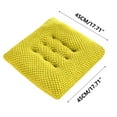 thumbnail image 3 of Chair Seat Cushion Pad | Indoor Outdoor Patio Home Office | Soft Comfortable High-Resilience Foam | Slip-Resistant Straps | Easy Care | 17.1 x 17.1 x 3.94 in | Single Pack, 3 of 3