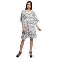 thumbnail image 3 of Moomaya Robe Courte de Caftan de Plage, Robe de Couverture Imprimée, Kaftan pour Femmes, Tenue de Plage, Couverture, 3 of 4