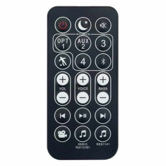 New Remote Control for Polk Audio Magnifi ONE Magni-fi 1 Sound Bar RE8112-1 RE81121 RTRE81121 RE6915-1 RE8114-1 RE81141