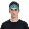 thumbnail image 2 of Naloa Seahorse Fashionable Sport Sweatband for Running, Yoga, Basketball - Head Circumference 19.6-22.4 inches, 2 of 9