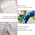 thumbnail image 5 of 1 Pcs Hanging Towels, Dish Towels Birds On Flower Tree Absorbent Hand Towels with Hanging Loop Washcloth for Bathroom Kitchen, 5 of 7