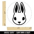 thumbnail image 2 of Cute Bunny Rabbit Head Self-Inking Rubber Stamp Ink Stamper - Fuchsia Ink - Mini 1/2 Inch, 2 of 7