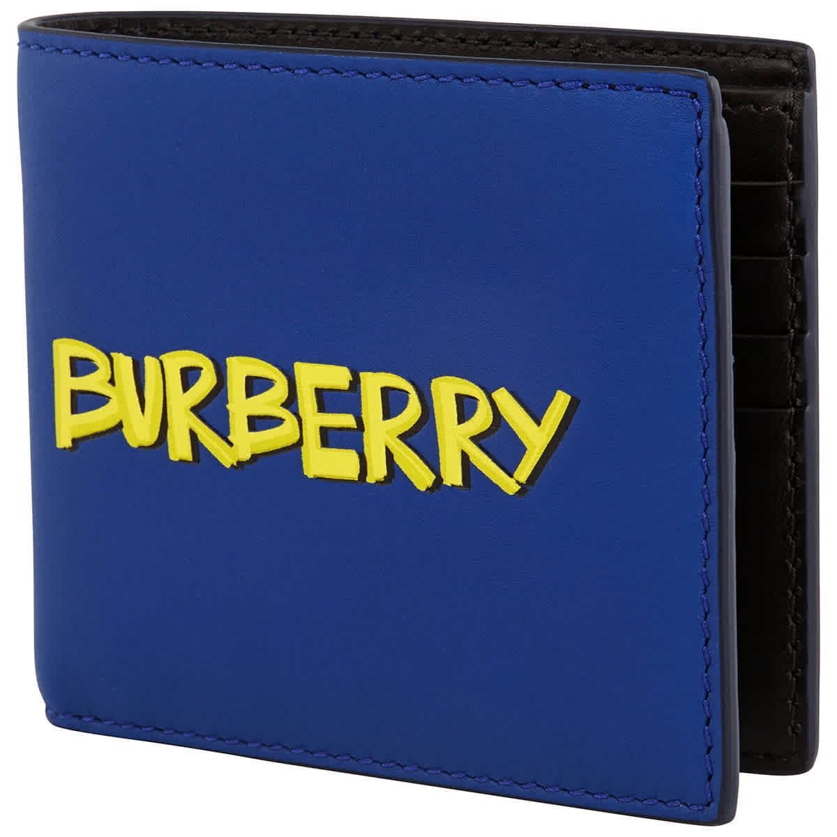 Burberry Men's Graffiti Print Leather International Bifold Wallet -  