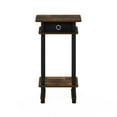thumbnail image 4 of Furinno 17017 Turn-N-Tube Tall End Table with Bin, Amber Pine/Black/Black, 4 of 5