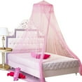 thumbnail image 2 of Yesbay Lace Flower Dome Princess Bed Curtain Canopy Room Mosquito Fly Insect Net,Pink, 2 of 8