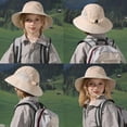 thumbnail image 4 of Outdoor Kids Sun Hats with Neck Flap Boys Girls Wide Brim UPF 50+ UV Protection Children Bucket Hat Safari Hat, 4 of 6
