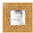 thumbnail image 2 of ArtToFrames 6" x 6" Antique Floral Gold Picture Frame, 6x6 inch Multi Wood Poster Frame (WOM-5169),  Pack, 2 of 7