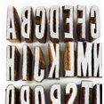 thumbnail image 1 of Timbres pour Argile Alphabet Texte Tampon Impression à la Main Bloc Tampon Textile, 1 of 3