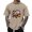Khaki-C, variant on LIIPEE Short Sleeve Tees For Men Halloween Graphic Crew Neck Casual T Shirts Male Comfortable Breathable Versatile Tshirt,XL