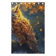 thumbnail image 5 of Owl Leaves Black Out Curtains 84 Inch Length Curtains for Sliding Glass Doors Bedroom Living Room 2 Pack, 5 of 6
