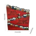 thumbnail image 5 of NEXAVKPR Wood Christmas Advent Calendar Santa Castle Countdown Desktop Ornaments Christmas Decorations for Home 2023 New Year, 5 of 10