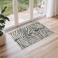 thumbnail image 2 of KUETH 2x3 Zebra Area Rugs Machine Washable Rugs for Living Room, Non Slip Flat Pile Rug with Rubber Backing, Modern Rug for Entryway Bedroom Dining Room Home Office, 2 of 9