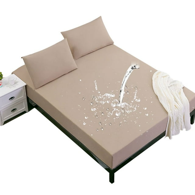 King Size Ultra-Soft & 100% Waterproof Mattress Protector Mattress Pad Mattress Cover Vinyl-Free Comfortable & Noiseless