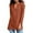 Orange, variant on MIXUE Womens Summer Tops Summer Solid Color V Neck Long Sleeve Loose Casual Tee Shirts Outwear,Orange,L