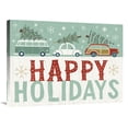 thumbnail image 1 of Global Gallery's 'Holiday on Wheels IX' By Michael Mullan Stretched Canvas Wall Art, 1 of 4