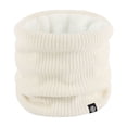 thumbnail image 2 of RXIRUCGD Winter Knitted Neck Hoodie Solid Color Versatile Outdoor Warm High Neck Knitted Cold Double Layer Velvet Neck Protection( White ), 2 of 3