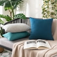 thumbnail image 4 of Fundas de Almohada MIULEE Impermeables Decorativas para Exterior 30x30 cm Azul, 4 of 7