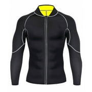 SHNWU Men Long Sleeve Wetsuit Top Jacket Elastic Breathable Diving Clothes Diving Top L Size