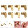 thumbnail image 6 of Raindrops  10 Pcs Cylindrical Hinge Inset Cabinet Hinges Dresser Golden, 6 of 8