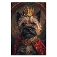 thumbnail image 3 of Hudo Pet Portrait in a Royal Costume Dog - Cairn Terrier Dog Poster, Dog Pictures Wall Decor, Cairn Terrier Dog Canvas Wall Art Framed Dog Lovers Gifts 12x18 Inch, 3 of 5