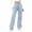 Light Blue, variant on S LUKKC LUKKC Straight Leg Jeans for Women Trendy High Waisted Wide Leg Loose Microelastic Stretchy Denim Pants Trouser Jeans