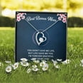 thumbnail image 3 of To my bonus Mom, Meaningful Message Card Love Knot Necklace for Birthday, Mother's Day, Christmas - Jewelry Gift box,, 3 of 5