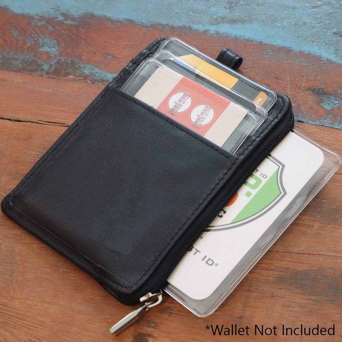 plastic wallet card sleeves Trifold Wallet Inserts – 6 Page Credit Card Sleeves main image 1