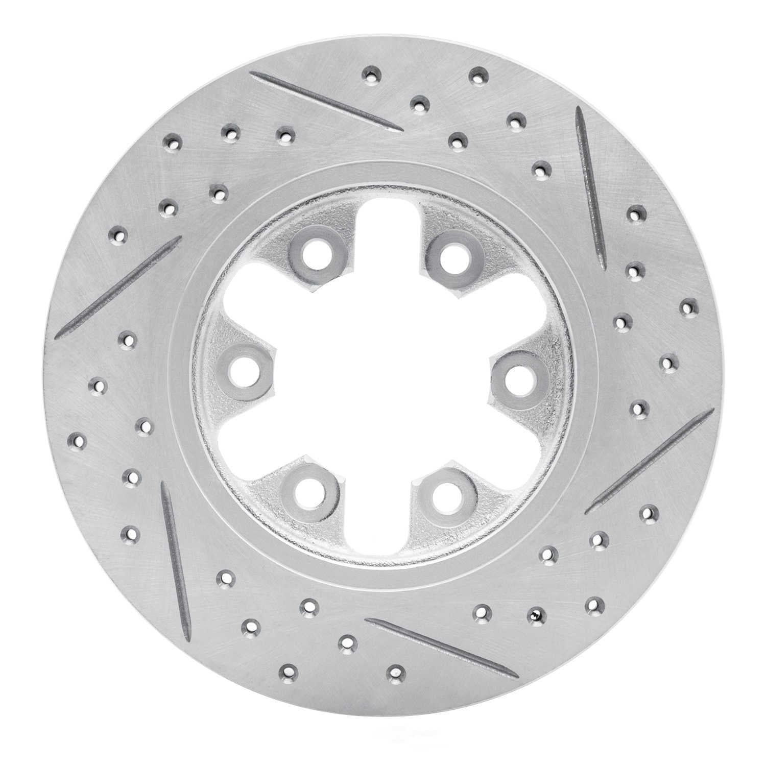 Dynamic Friction Company 830-67081L DFC Geoperformance Rotor - Drilled and Slotted