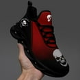 thumbnail image 5 of Coolcustomize Men's Road Runnig Shoes Non-Slip Lightweight Fashion Skull Rose Walking Sneaker Athletic Cool Cushioned Sport Shoes for Women, 5 of 6