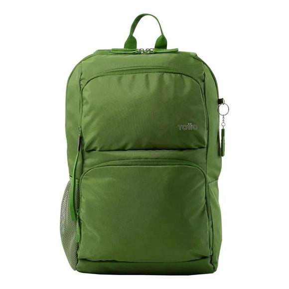 Totto Mochila Porta Laptop 14 Con Organizador Interno Morral Cloud verde M
