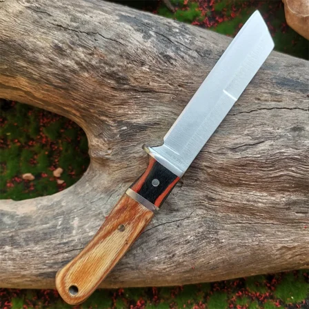 Compact and Durable Camping Knife for Kitchen, Outdoor Activities with Sheath and High Hardness Blade